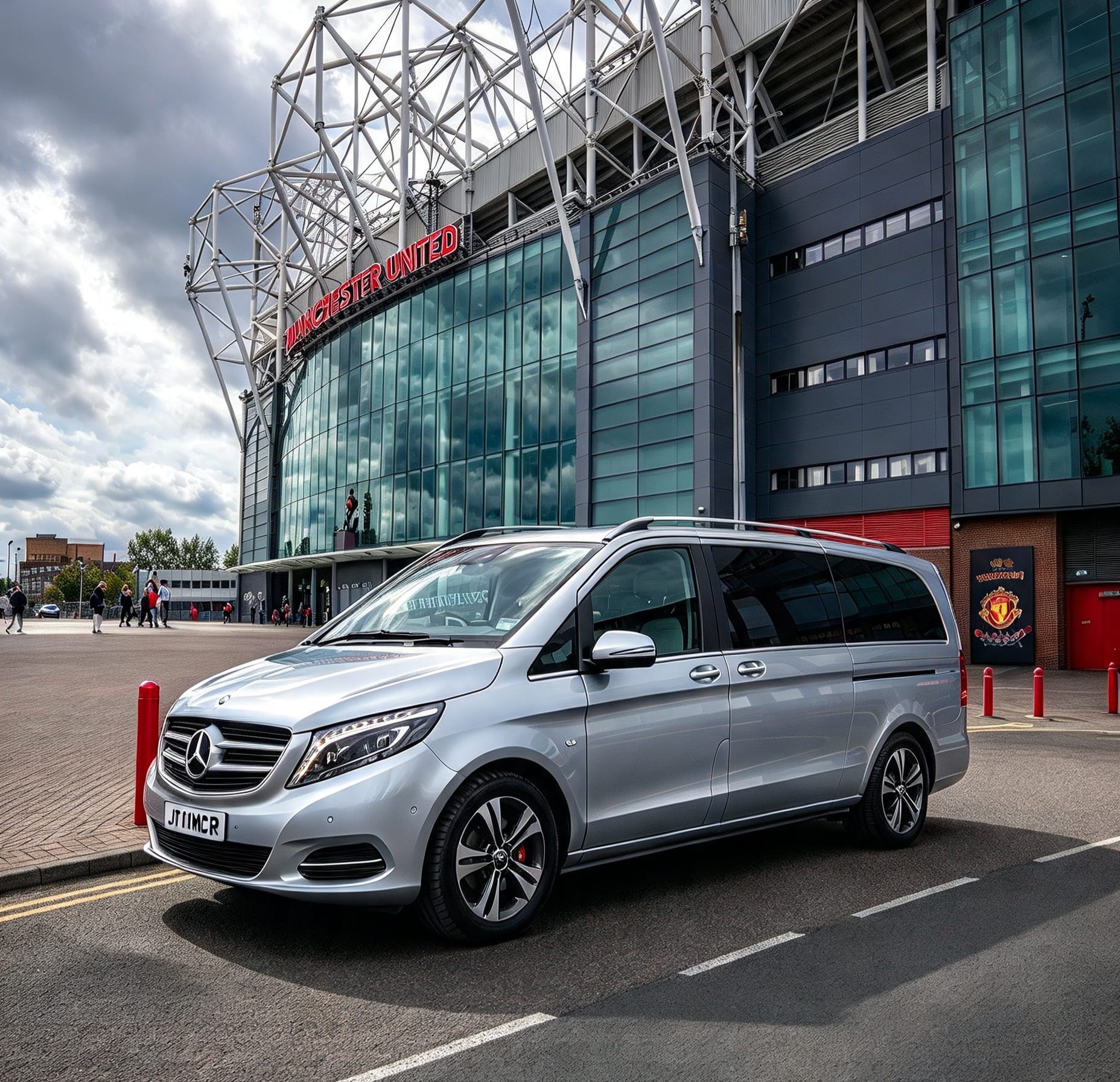 Mercedes V-Class chauffeur at Co-op Live Manchester